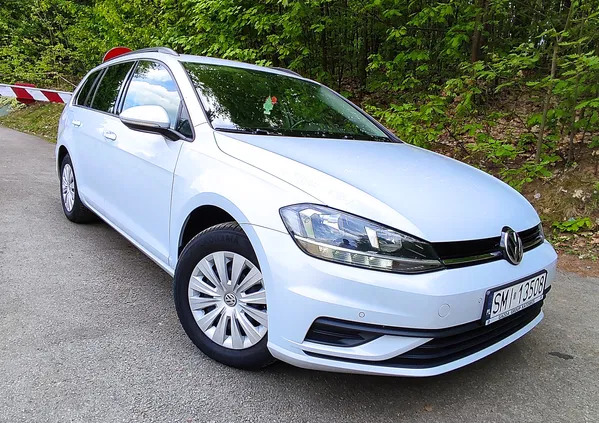 samochody osobowe Volkswagen Golf cena 49990 przebieg: 153000, rok produkcji 2017 z Wolbrom